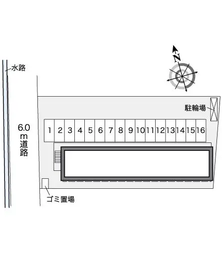 ★手数料０円★静岡市葵区与一　月極駐車場（LP）